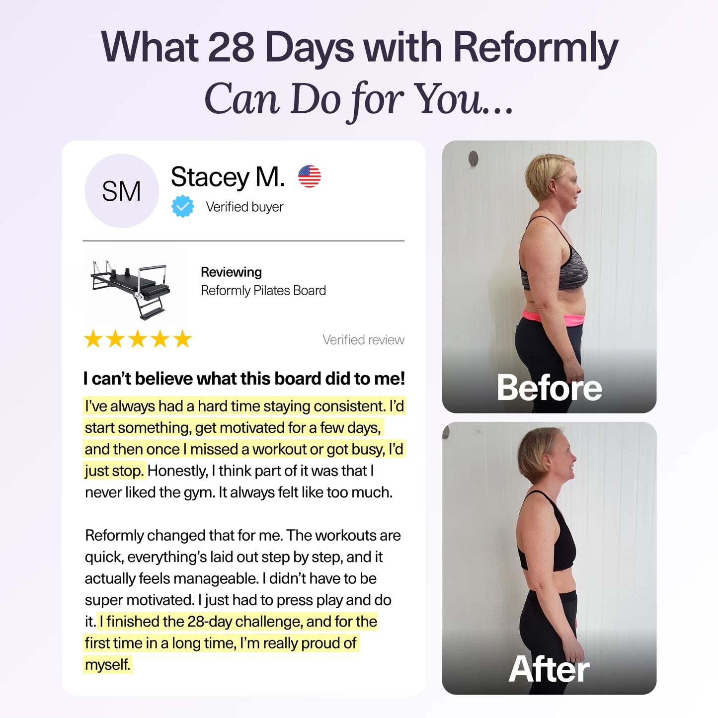 Reformly Pilates Reformer Machine