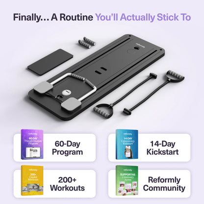 Reformly Pilates Board + 60-Day Transformation Program