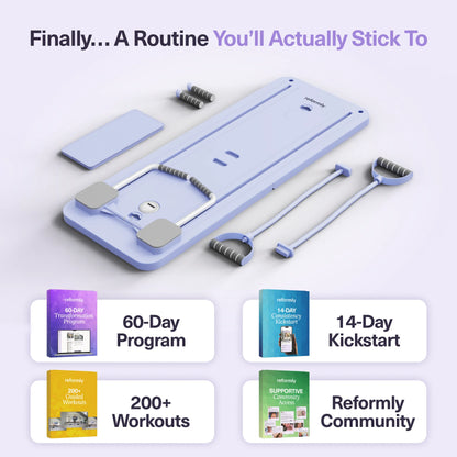 Reformly Pilates Board + 60-Day Transformation Program