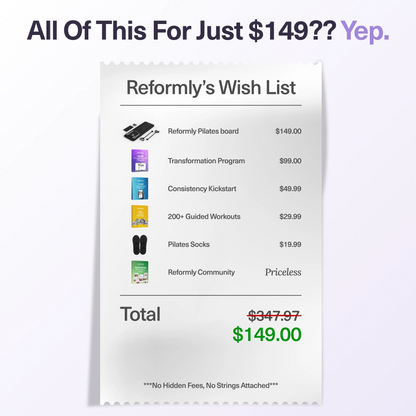Reformly Pilates Board + 60-Day Transformation Program