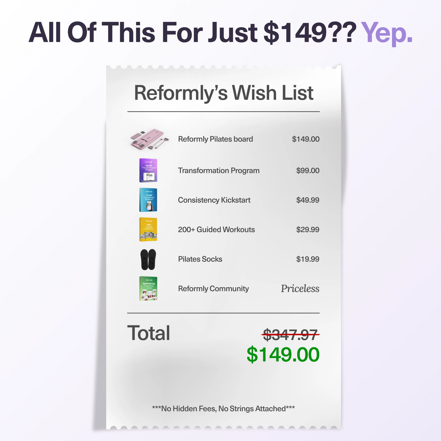 Reformly Pilates Board + 60-Day Transformation Program