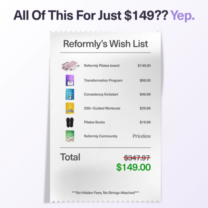 Reformly Pilates Board + 60-Day Transformation Program