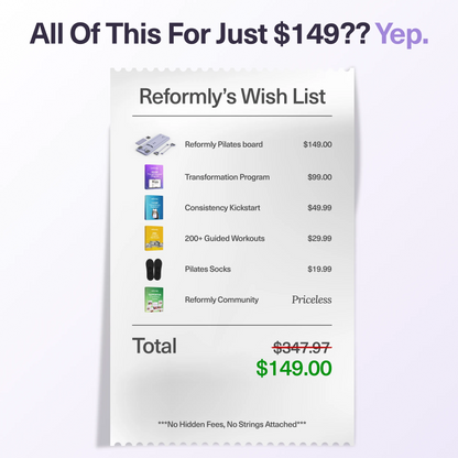 Reformly Pilates Board + 60-Day Transformation Program