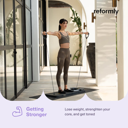 Reformly Pilates Reformer - Transform Your Body in 28 Days