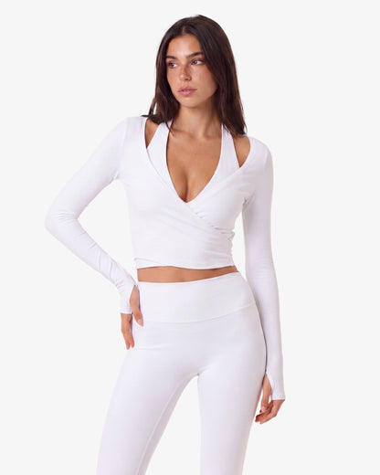 Serene Wrap Top