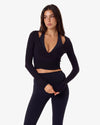 Serene Wrap Top