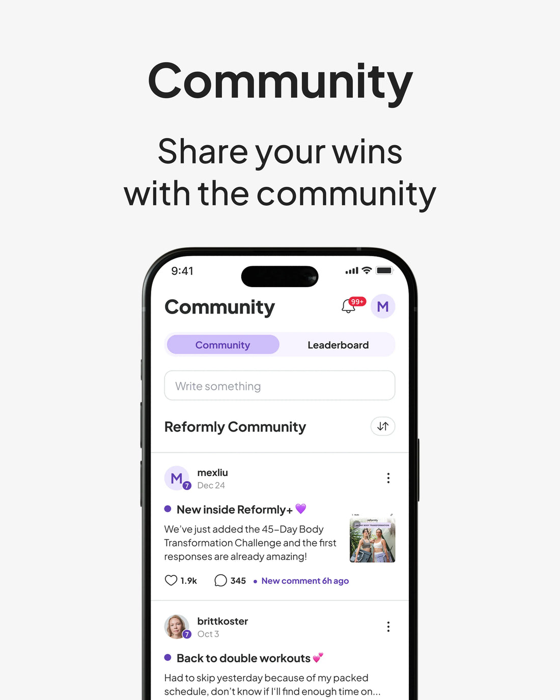 Reformly+ App Membership