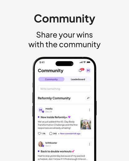 Reformly+ App Membership