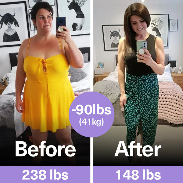 "I'm almost 100lbs down"