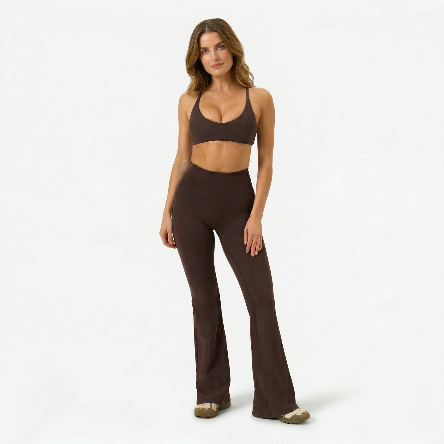 Celeste Invisible Scrunch Flare Leggings