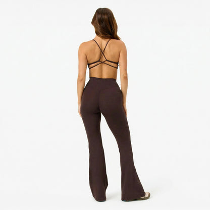 Celeste Invisible Scrunch Flare Leggings