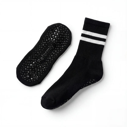 Pilates Grip Socks - High - One Size